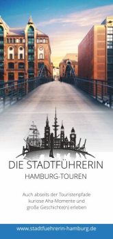 Flyer Stadtfuehrerin Hamburg - Grafikdesign